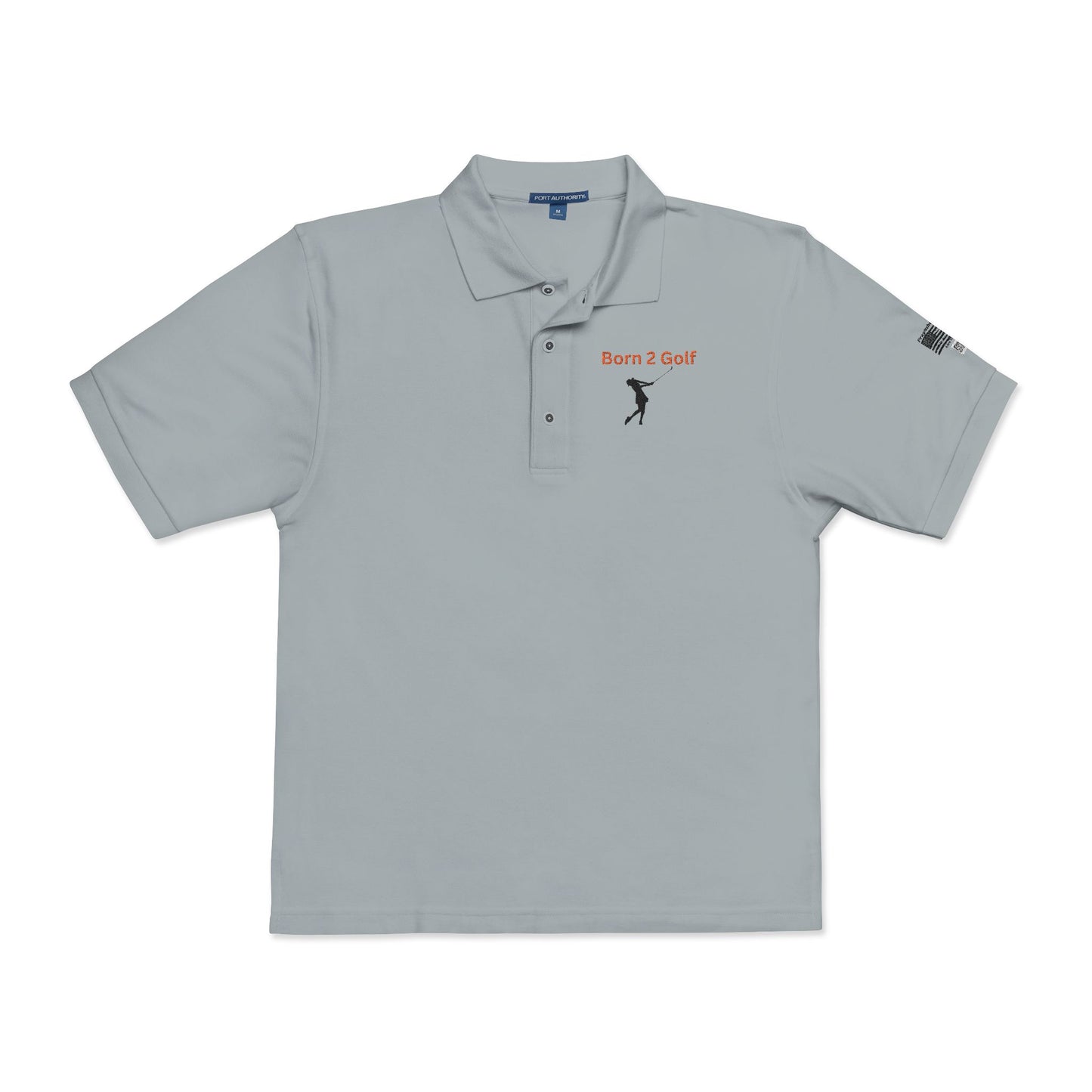 Born 2 Golf-Women's Polo Shirt - Embroidered Design, Casual & Sporty Wear for Golf Lovers