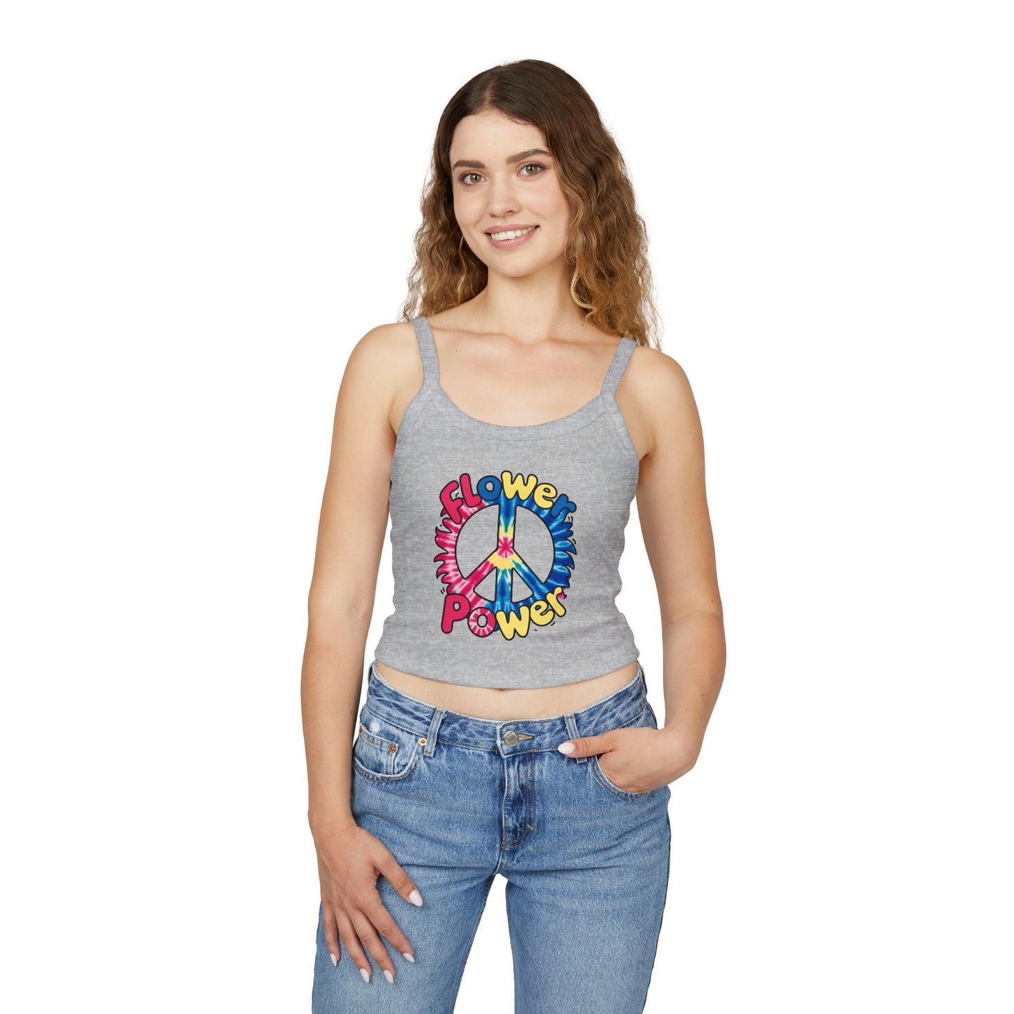 Retro Flower Power Tank Top
