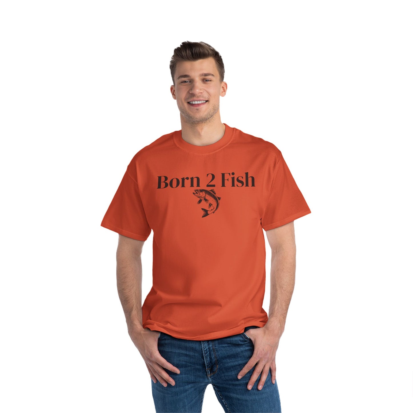 Born 2 Fish-Fishing Enthusiast T-Shirt - Short-Sleeve Tee