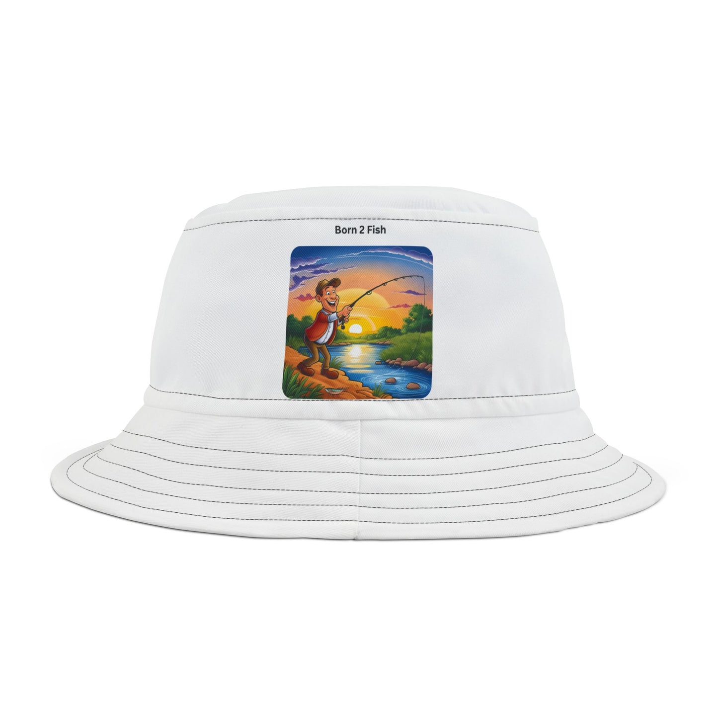 Bucket Hat - Born 2 Fish Outdoor Fishing Gear for Anglers