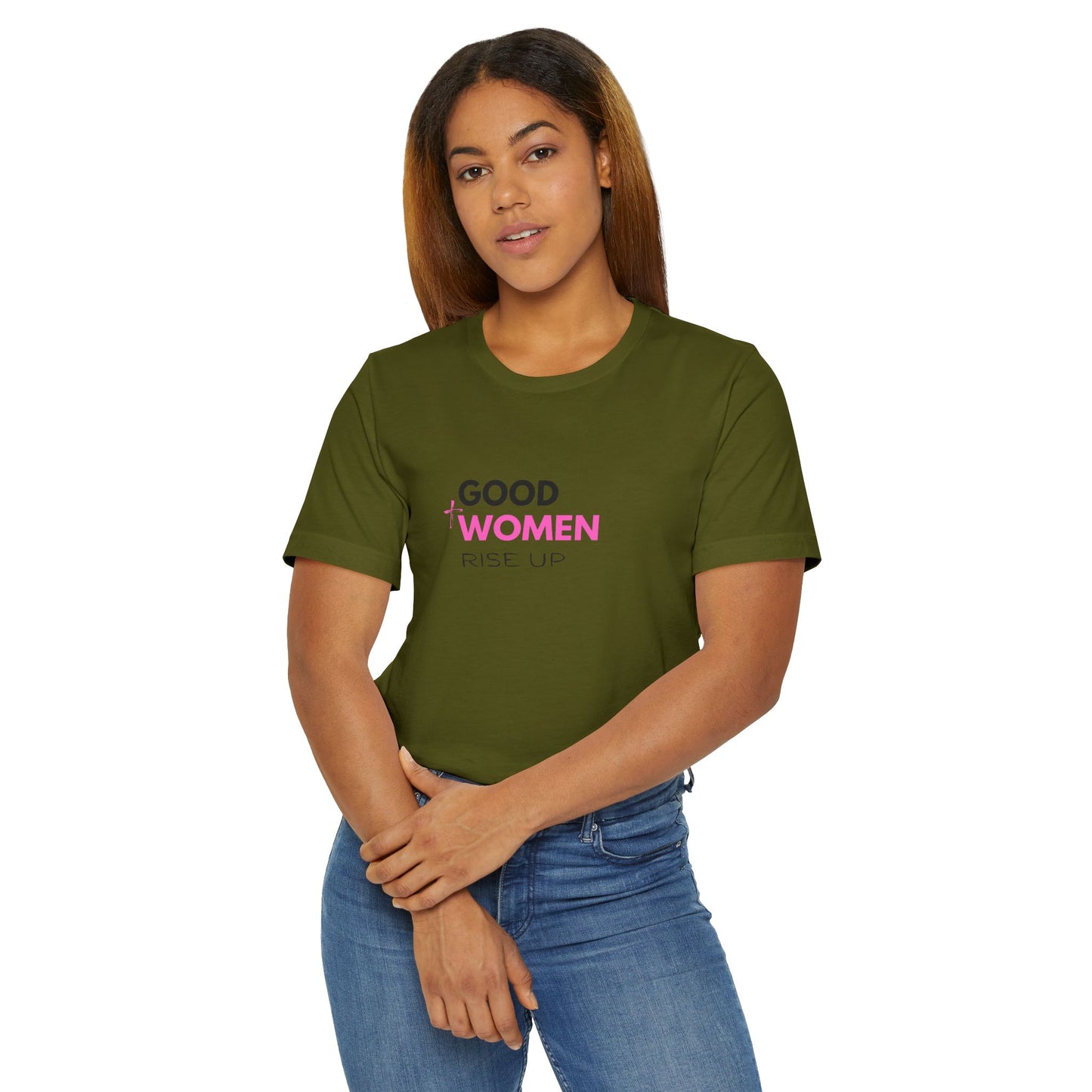 Good Women Rise Up Jersey T-Shirt
