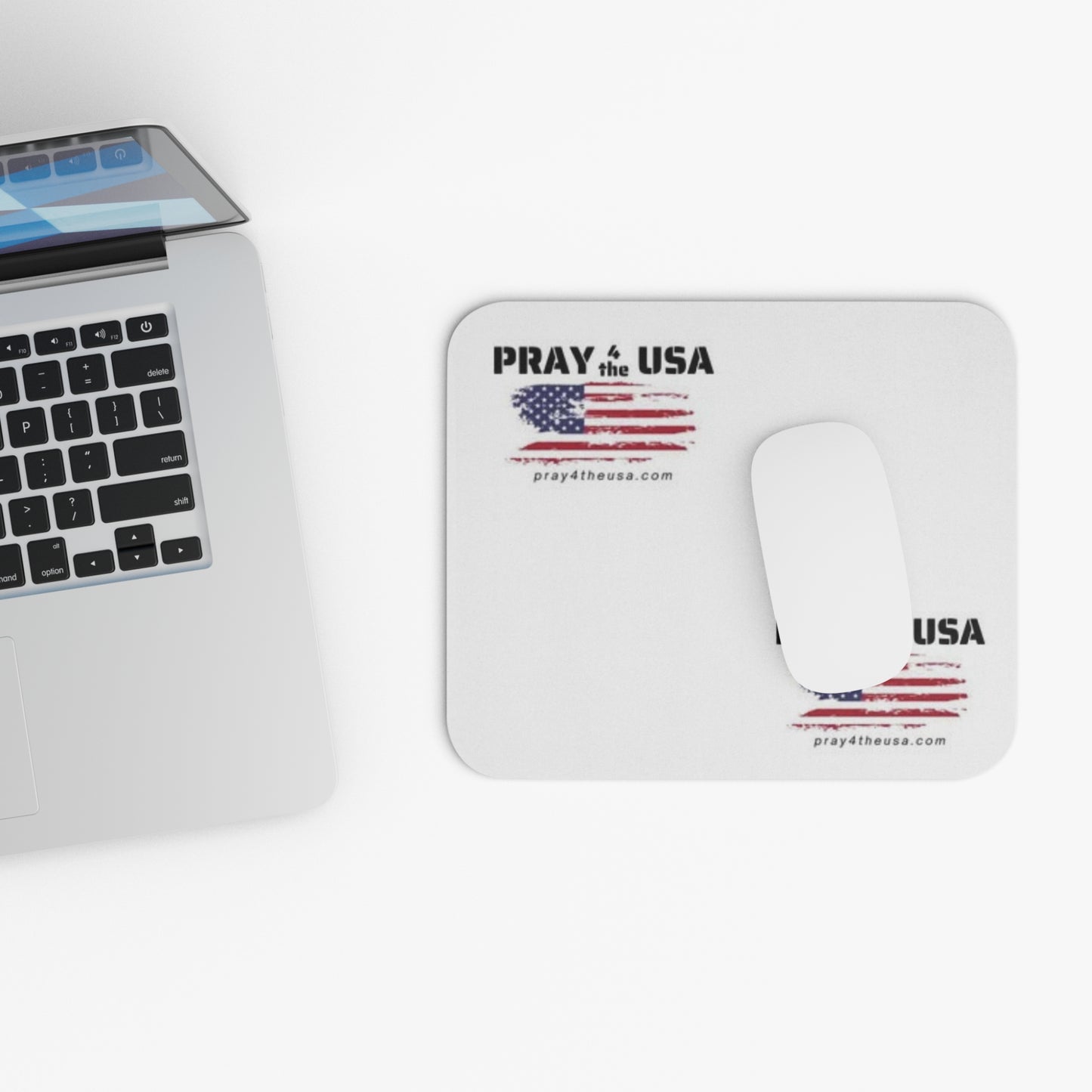 Patriotic Mouse Pad - 'Pray 4 the USA'