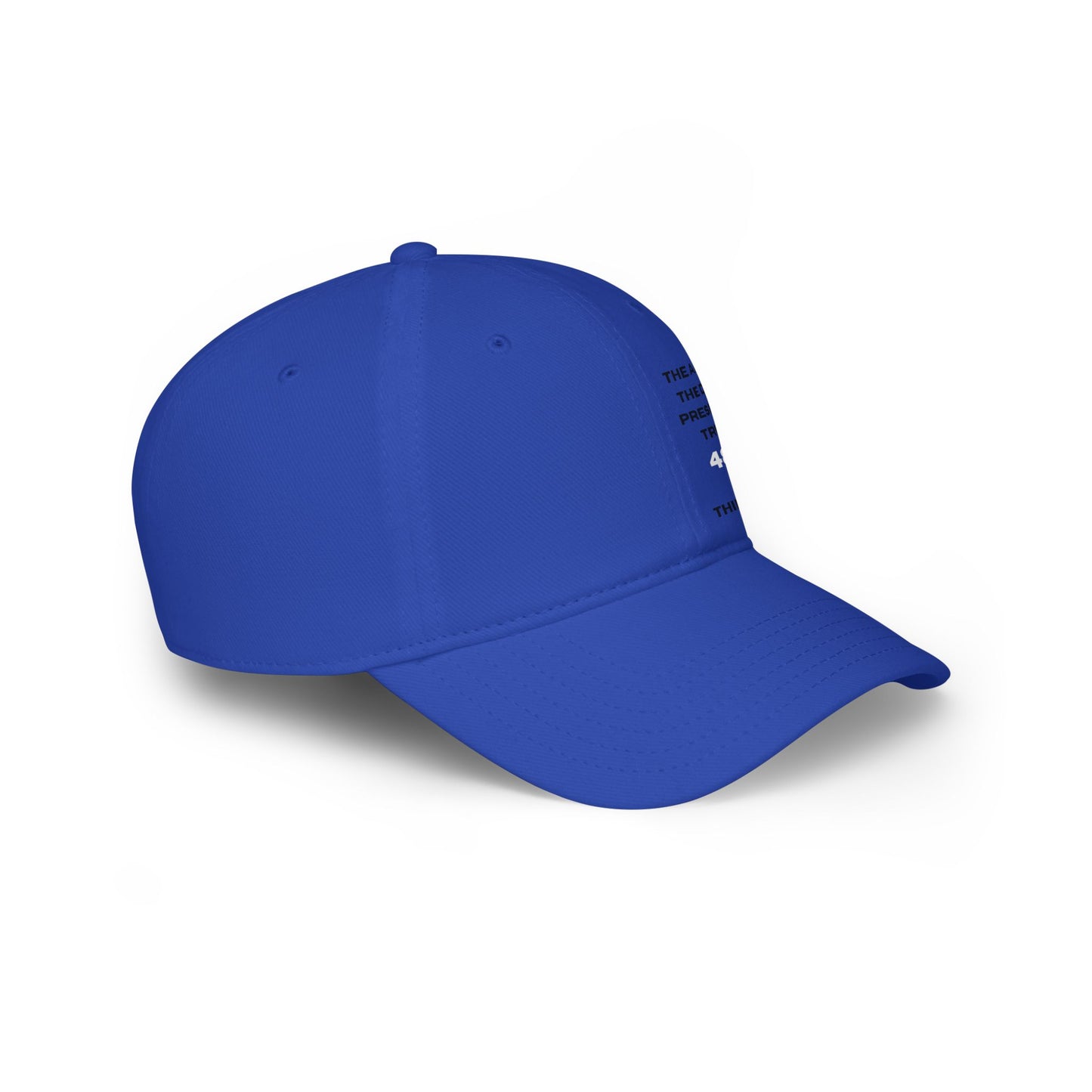 Red Low Profile Baseball Cap - The Art of The Deal, President Trump 48th Third Term