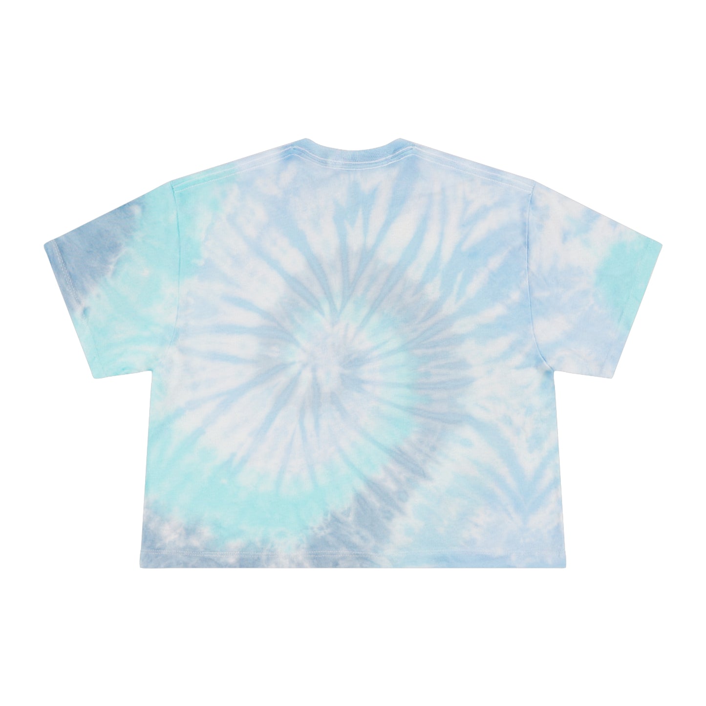 Tie-Dye Crop Tee - Retro Bohemian 'Let It Be'