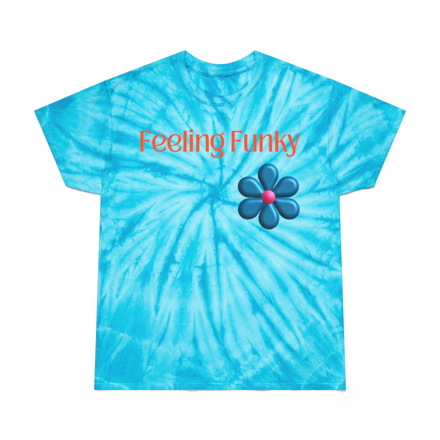 Tie-Dye Tee, Vibrant Yellow Blossom Shirt