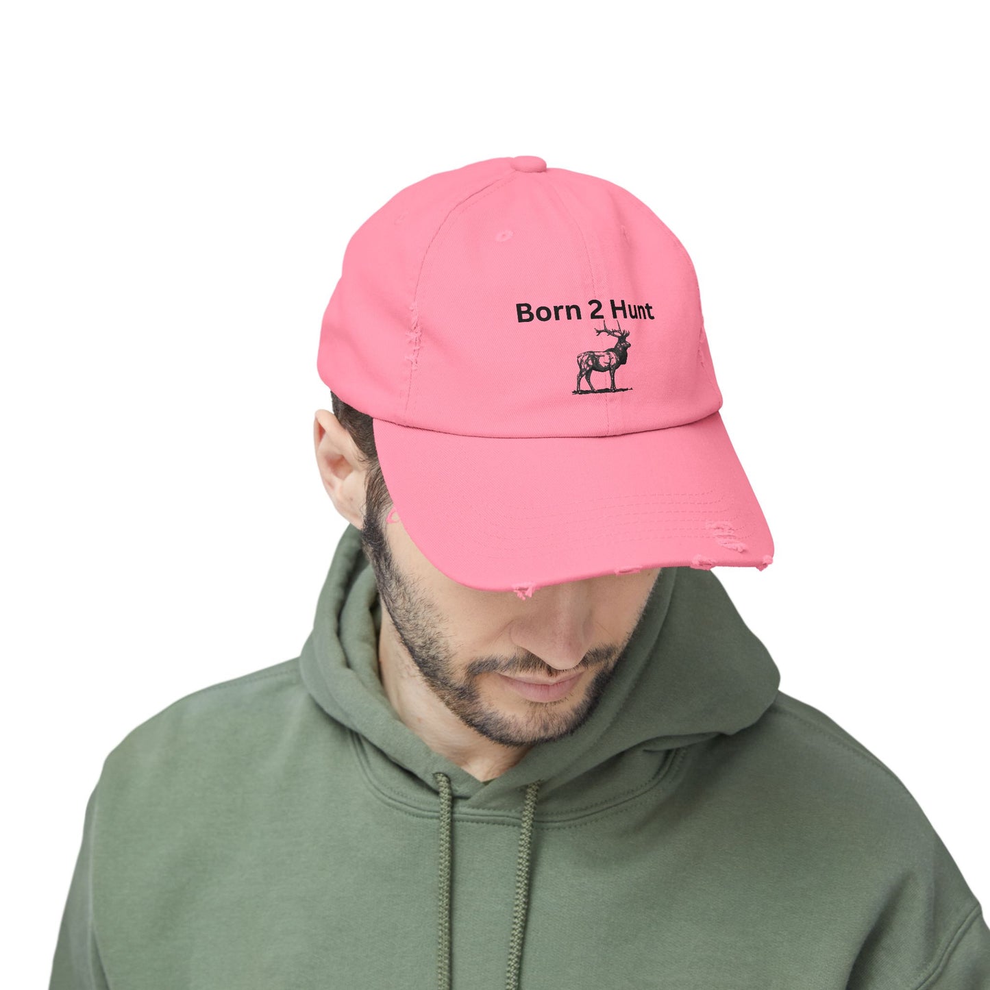 Born 2 Hunt - Hunter's Outfitter Distressed Hunting Cap