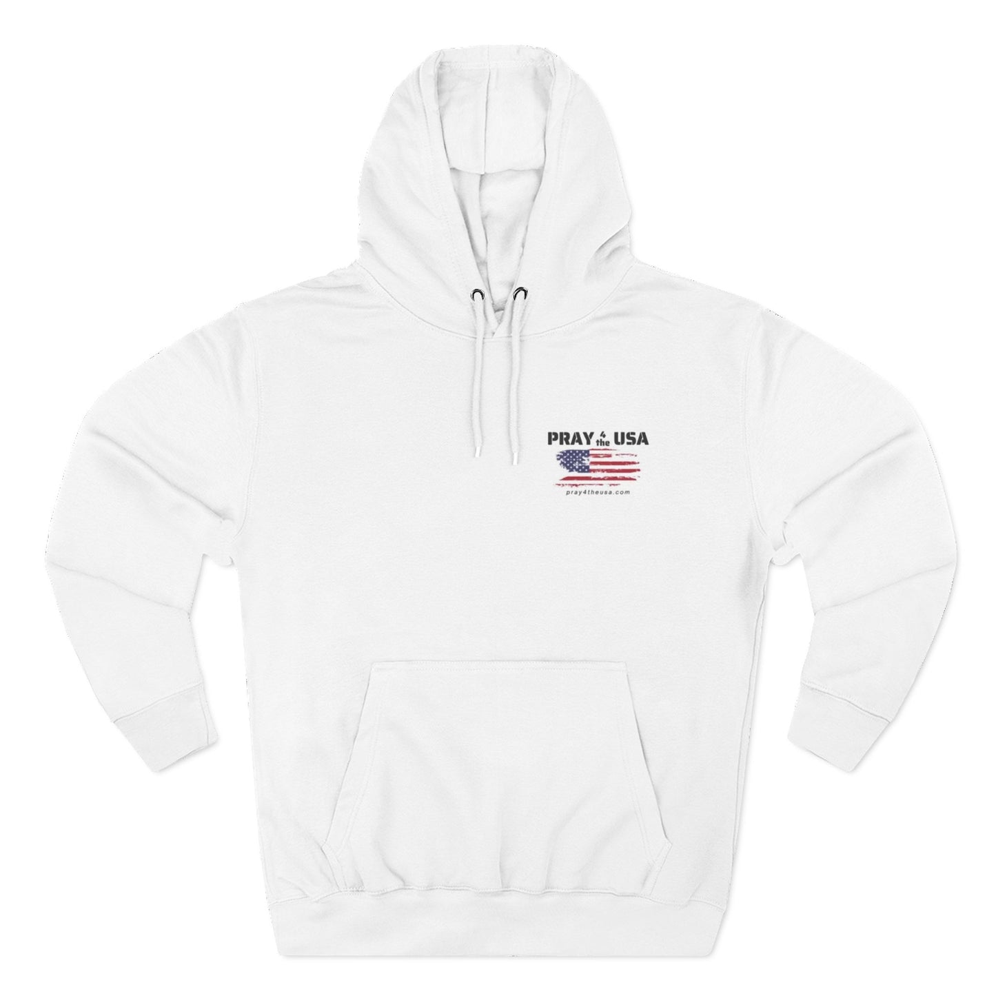 Patriotic Fleece Hoodie - Pray 4 the USA
