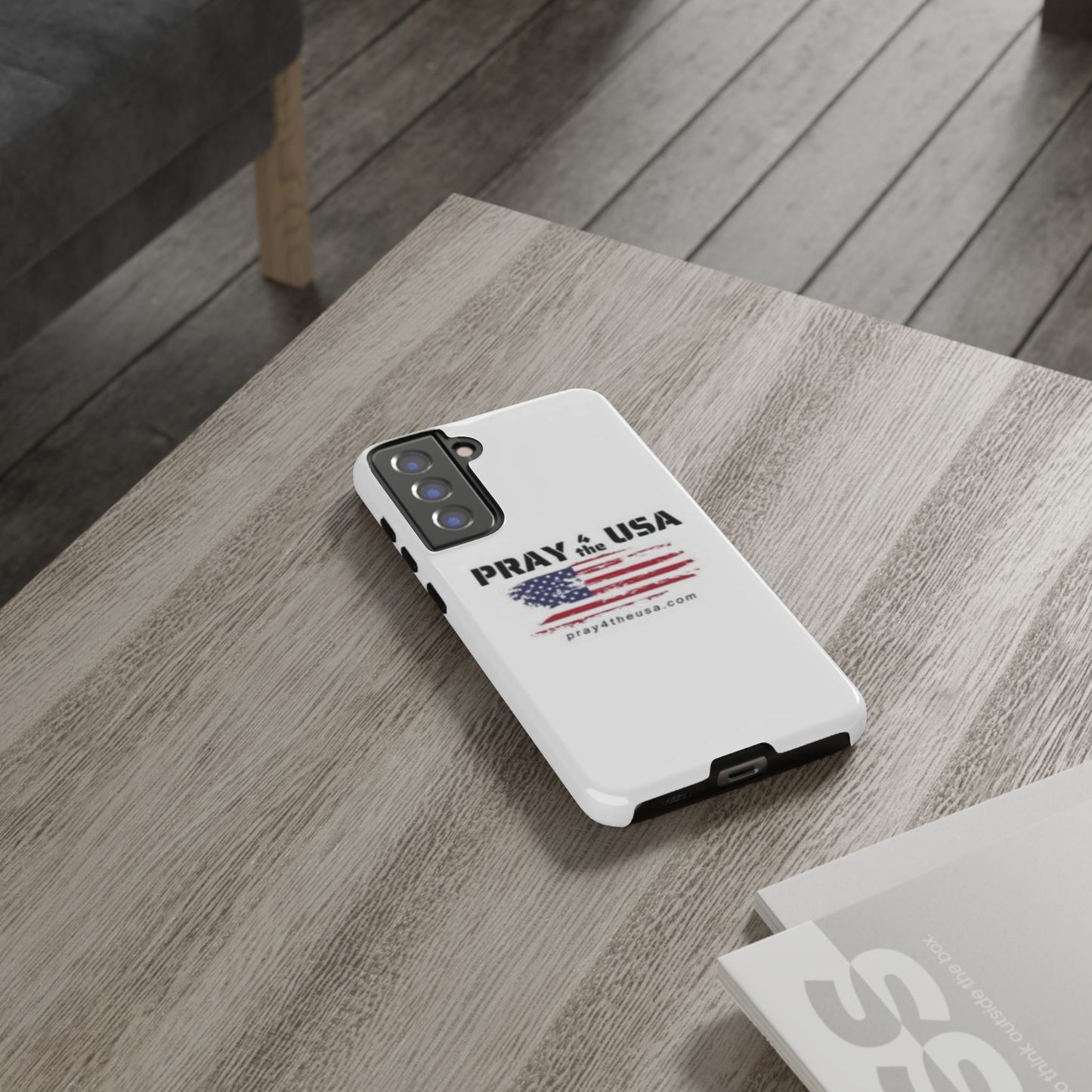 Phone Case - Patriotic Pray 4 the USA Design