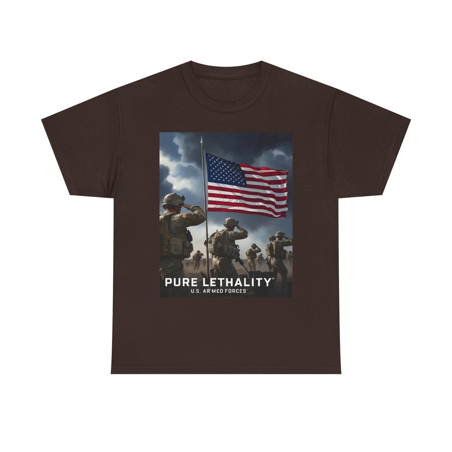 Unisex Heavy Cotton Tee - Pure Lethality U.S. Armed Forces Graphic Tee