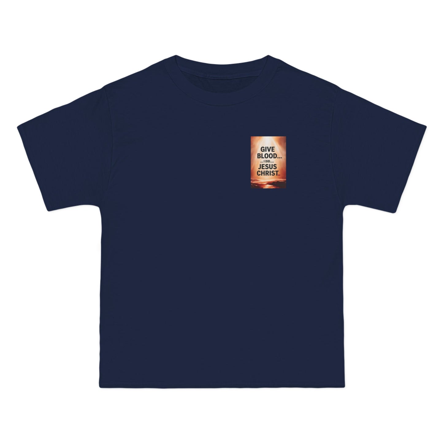 Christian T-Shirt - Give Blood, I did, Jesus Christ - Short-Sleeve