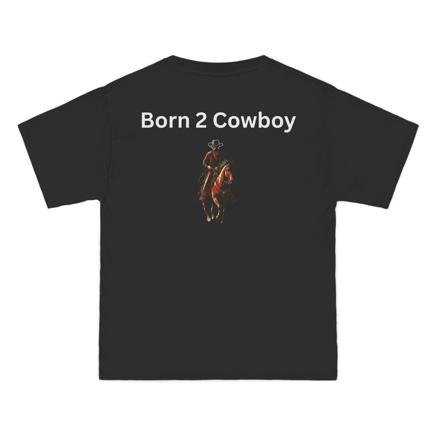 Western Graphic T-Shirt - 'Born 2 Cowboy'