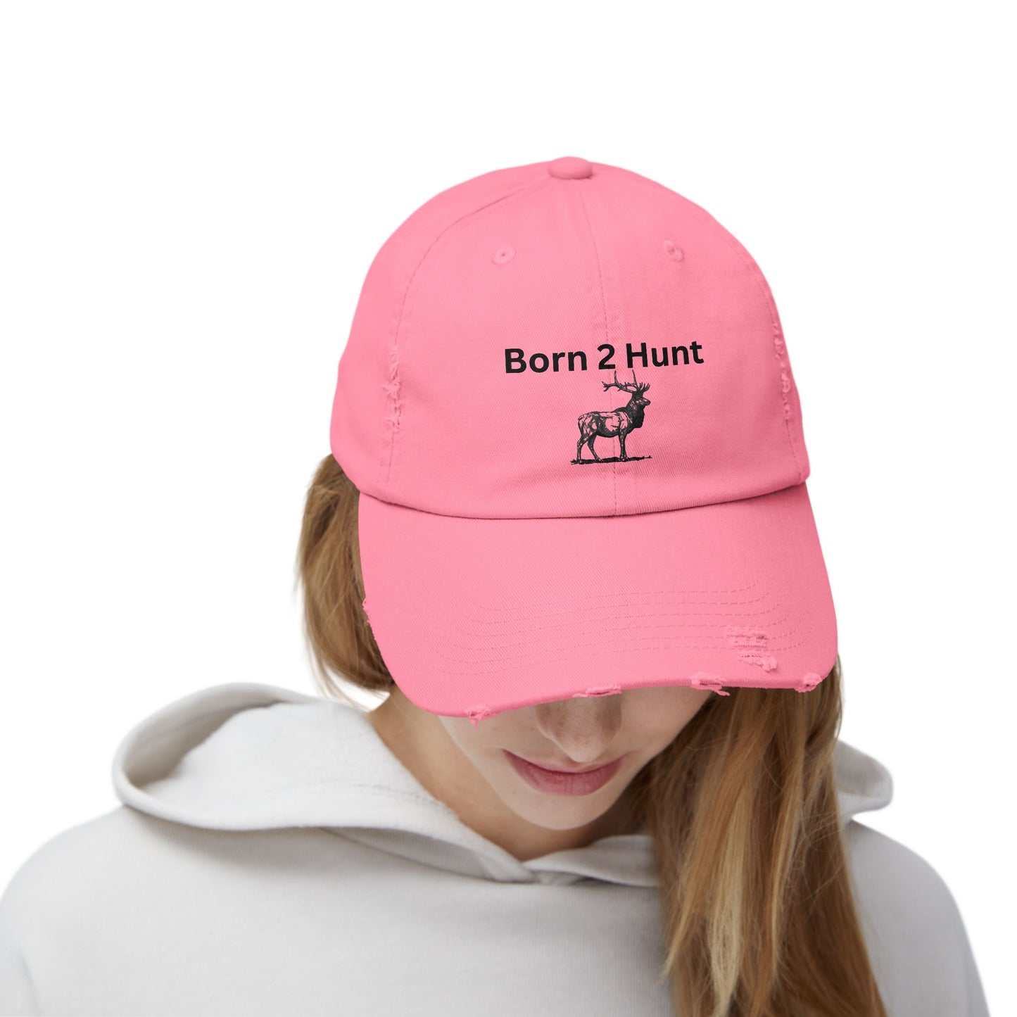 Born 2 Hunt - Hunter's Outfitter Distressed Hunting Cap