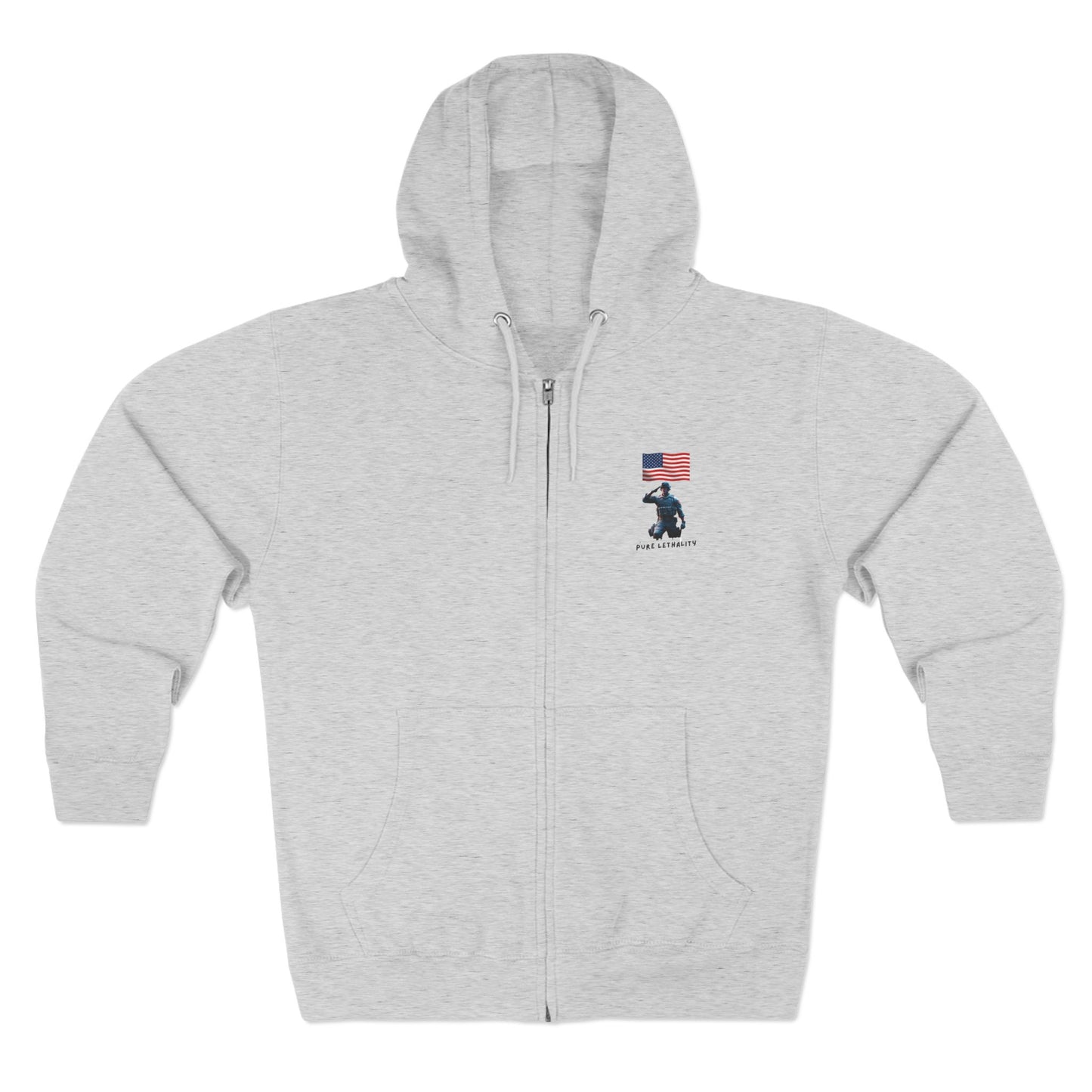 American Flag Zip Hoodie - Pure Lethality Design
