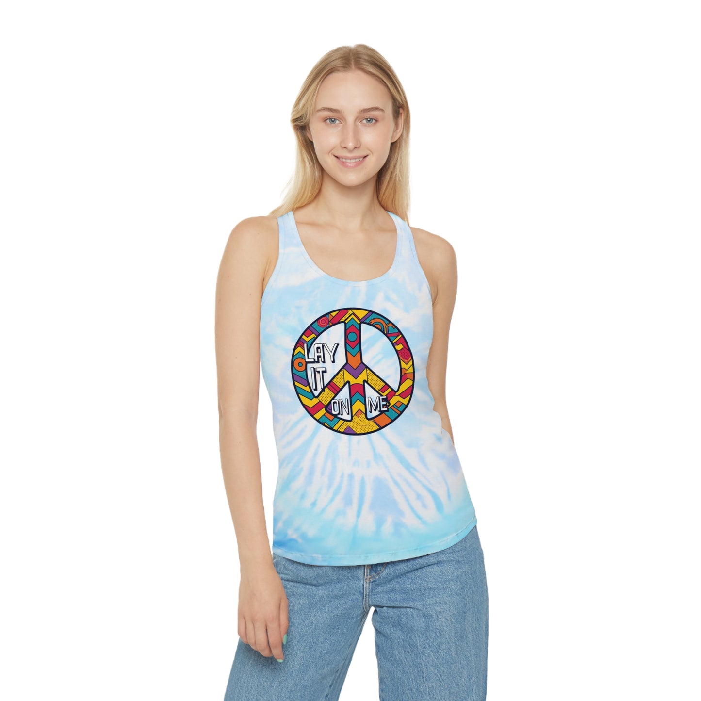 Peace Vibes Tie Dye Tank Top
