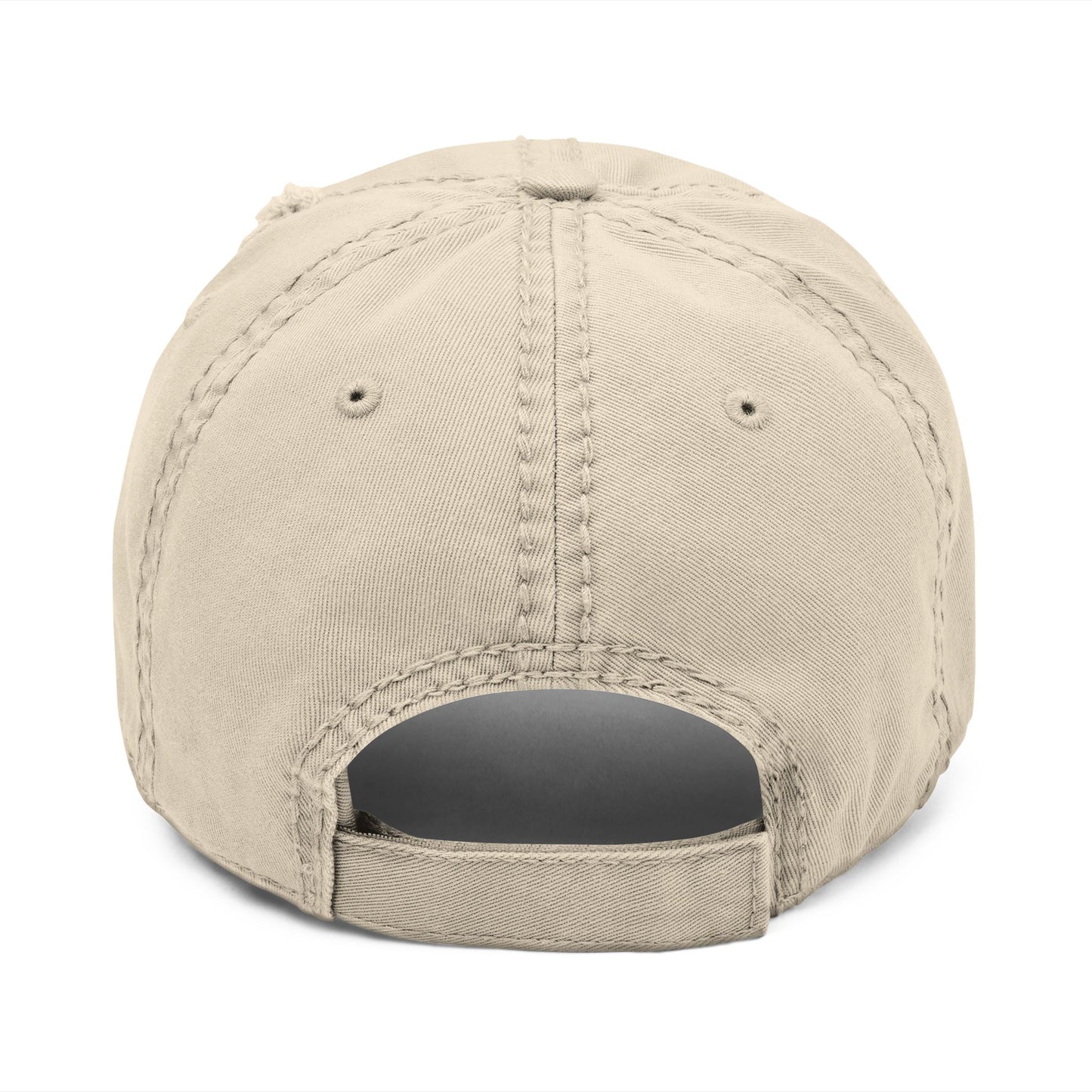 Embroidered Dad Hat - Inspirational Jesus Christ Distressed Cap