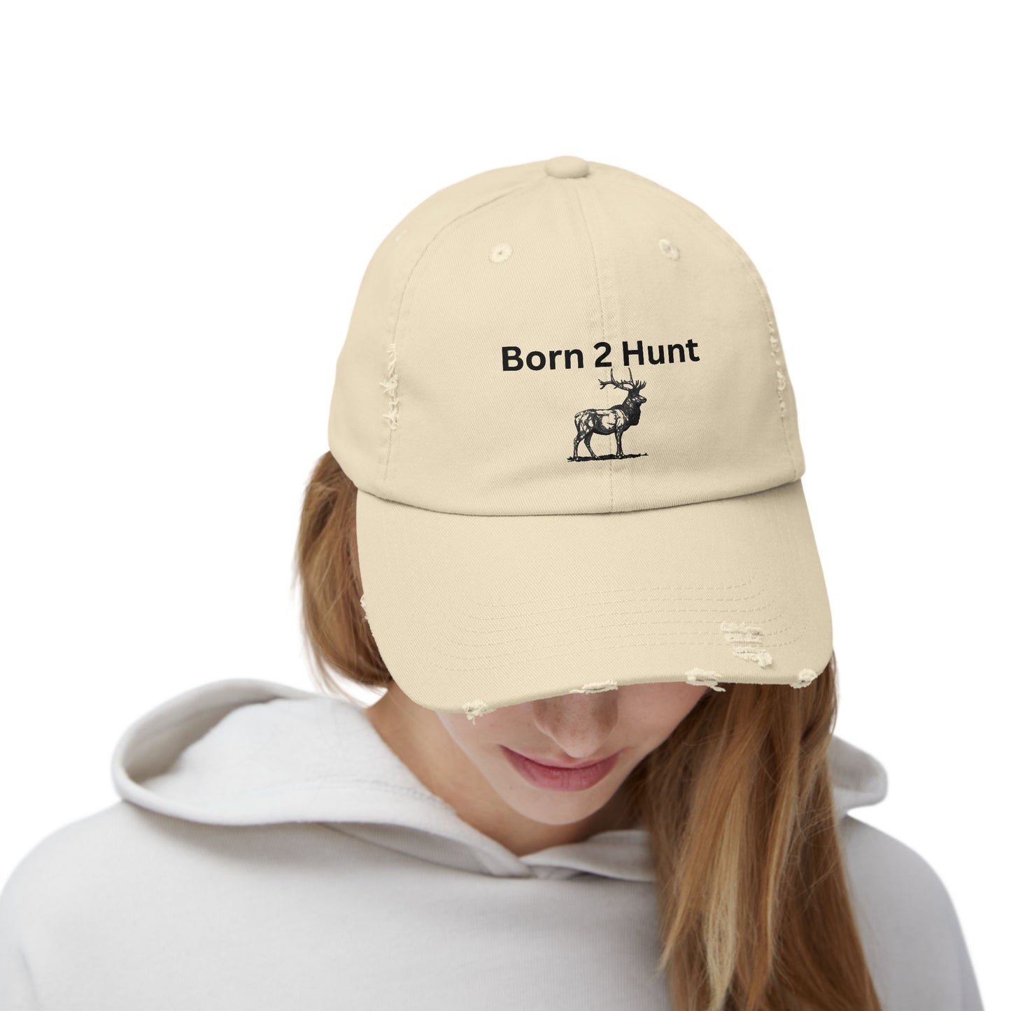 Born 2 Hunt - Hunter's Outfitter Distressed Hunting Cap