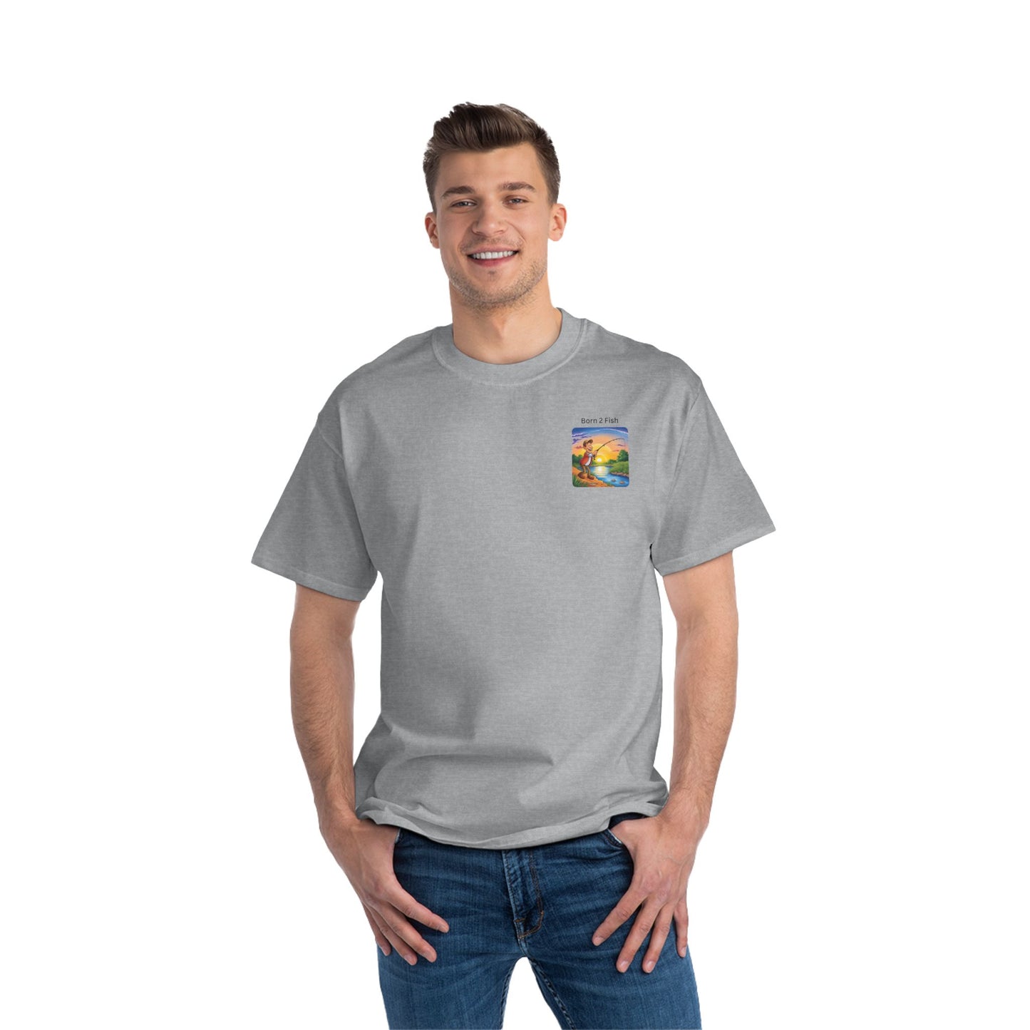 Born 2 Fish Short-Sleeve T-Shirt | Perfect for Anglers & Outdoor Lovers