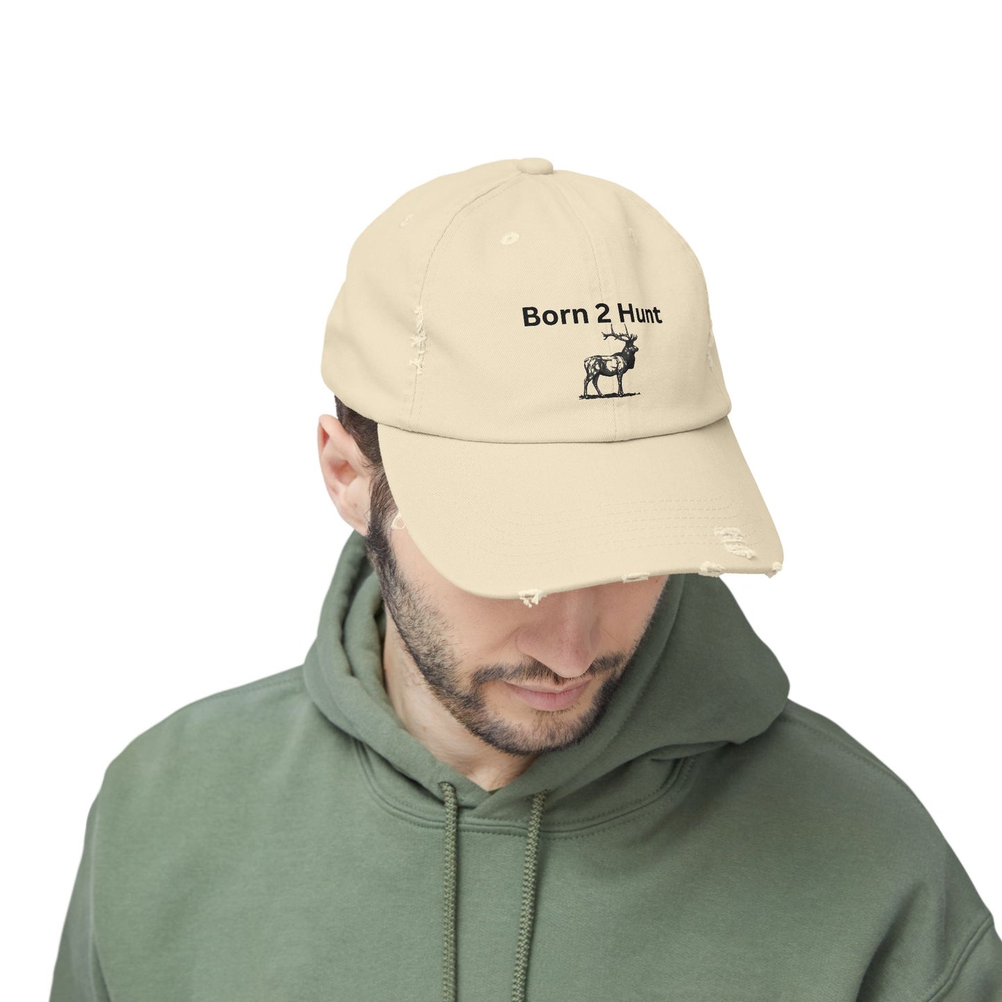 Born 2 Hunt - Hunter's Outfitter Distressed Hunting Cap