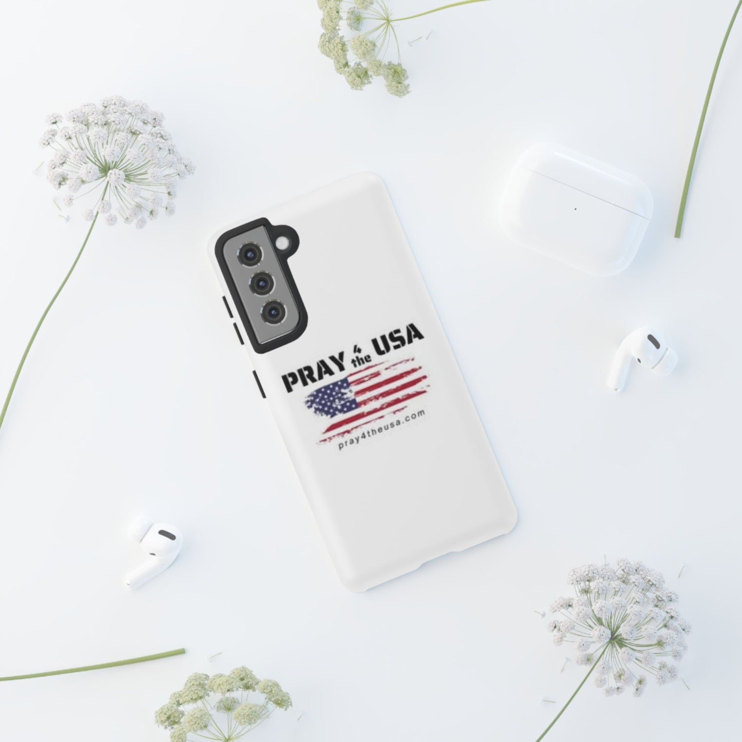 Phone Case - Patriotic Pray 4 the USA Design