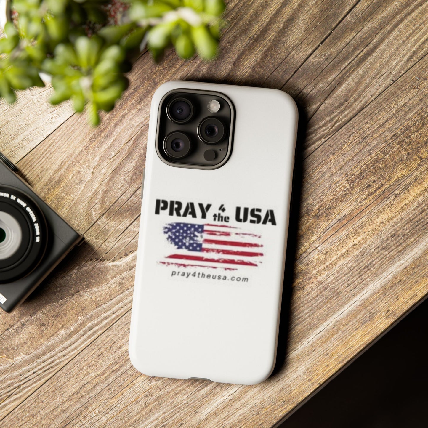 Phone Case - Patriotic Pray 4 the USA Design