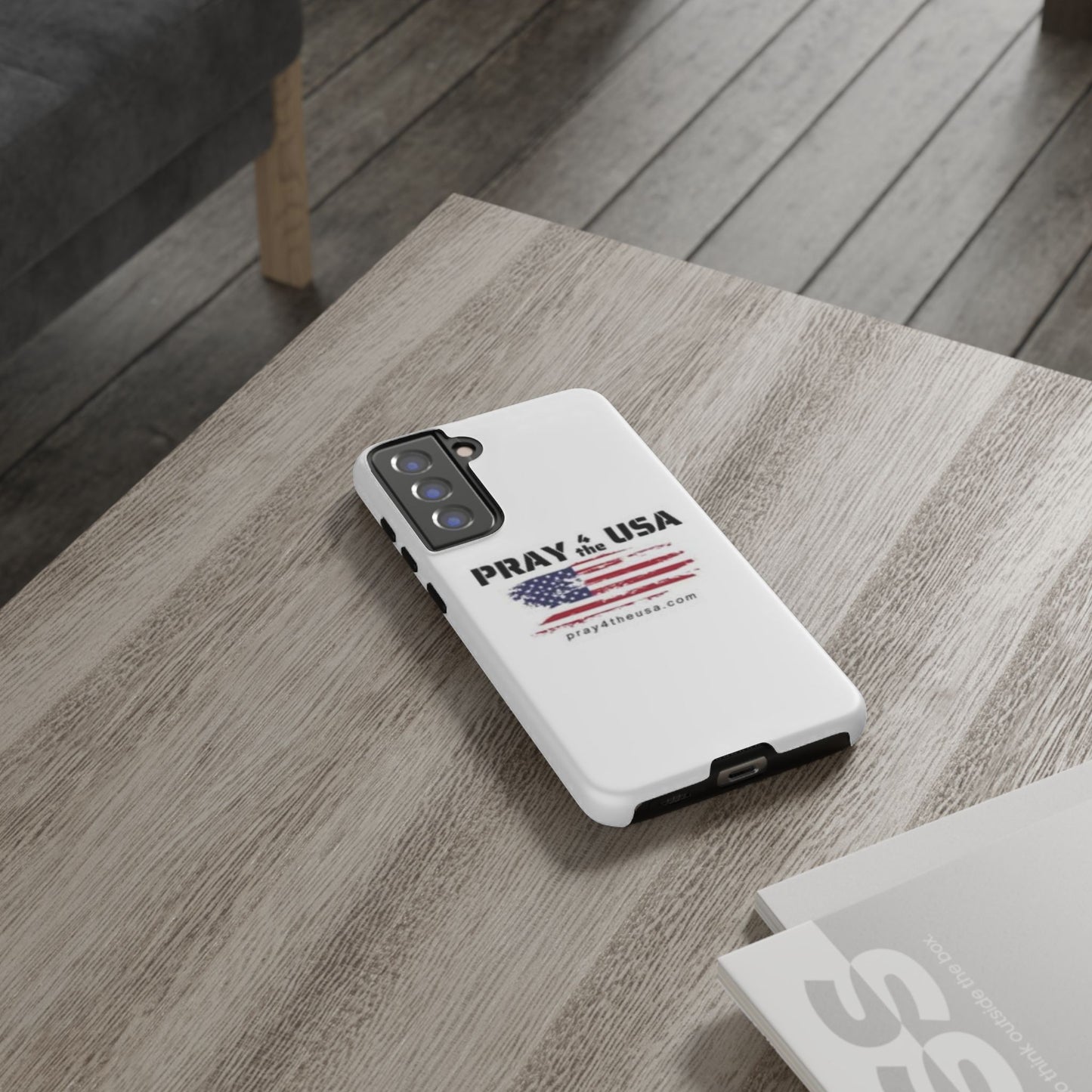 Phone Case - Patriotic Pray 4 the USA Design
