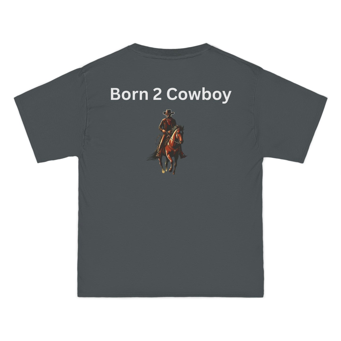 Western Graphic T-Shirt - 'Born 2 Cowboy'