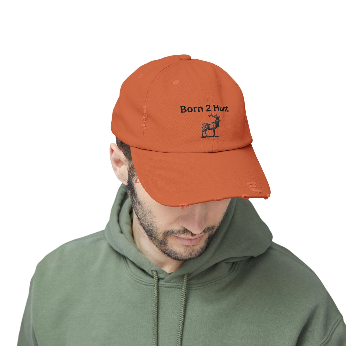 Born 2 Hunt - Hunter's Outfitter Distressed Hunting Cap