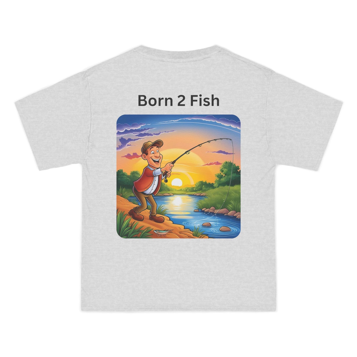 Born 2 Fish Short-Sleeve T-Shirt | Perfect for Anglers & Outdoor Lovers
