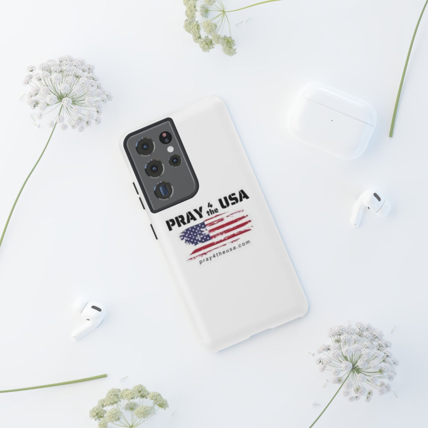 Phone Case - Patriotic Pray 4 the USA Design