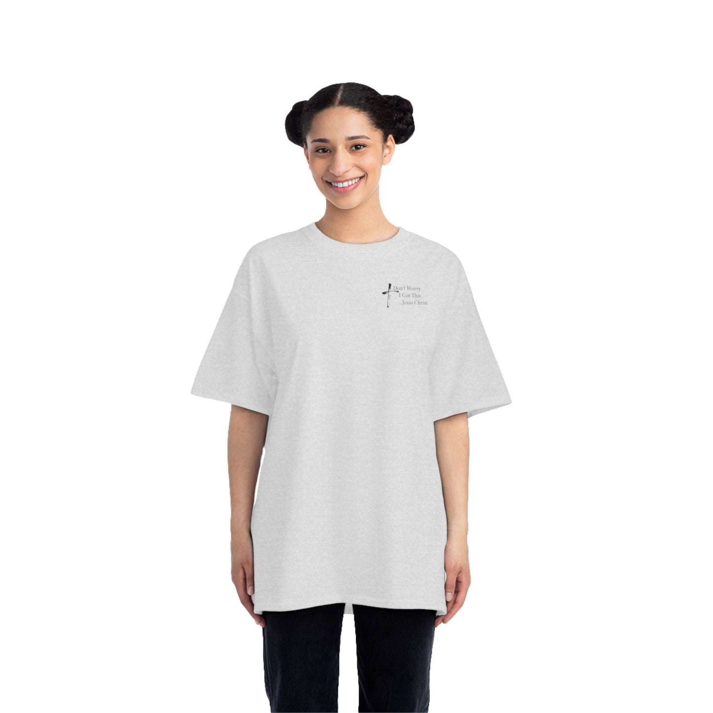 Inspirational Cross T-Shirt - 'Don't Worry, God Has This'
