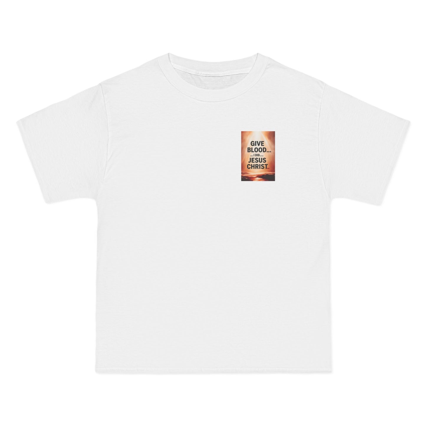 Christian T-Shirt - Give Blood, I did, Jesus Christ - Short-Sleeve