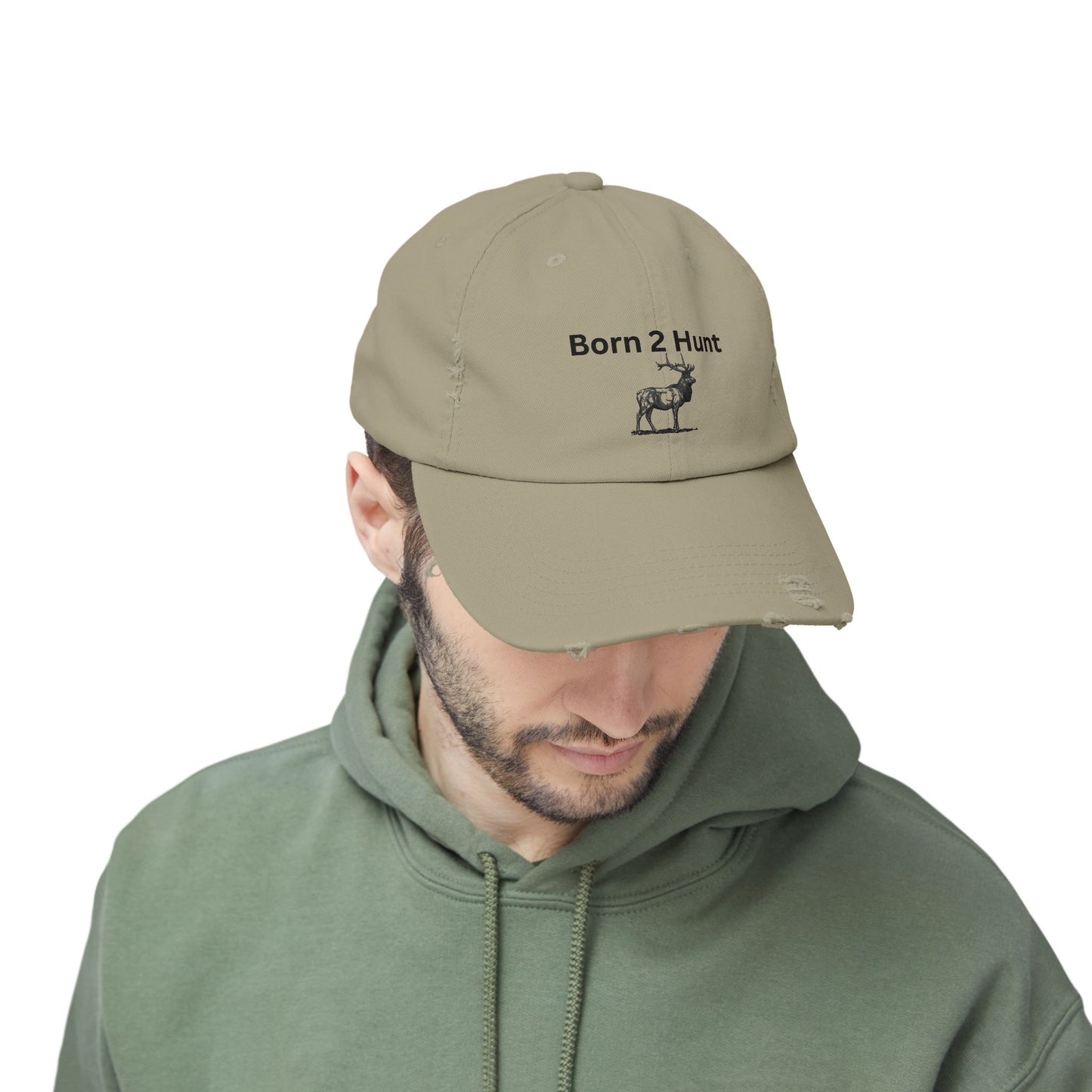 Born 2 Hunt - Hunter's Outfitter Distressed Hunting Cap