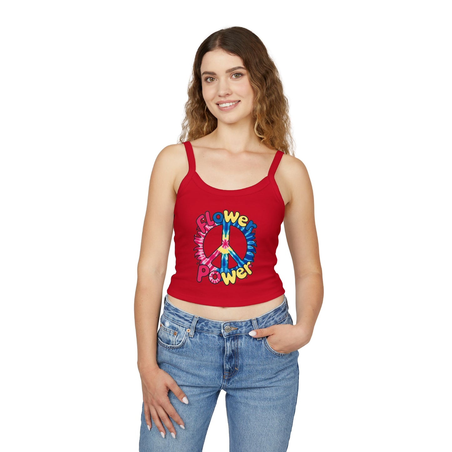 Retro Flower Power Tank Top
