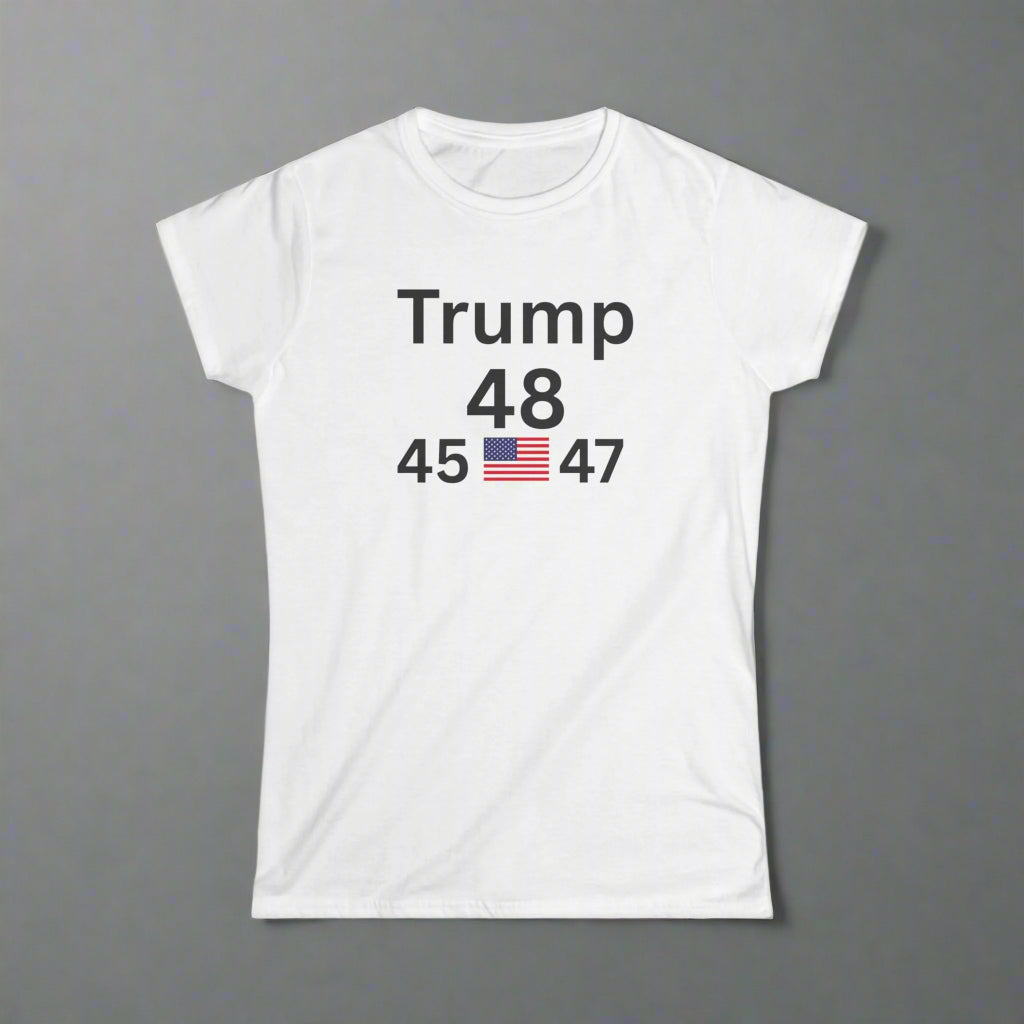 Women's Tee Trump 48 Design Patriot Freedom Greatness T-Shirt