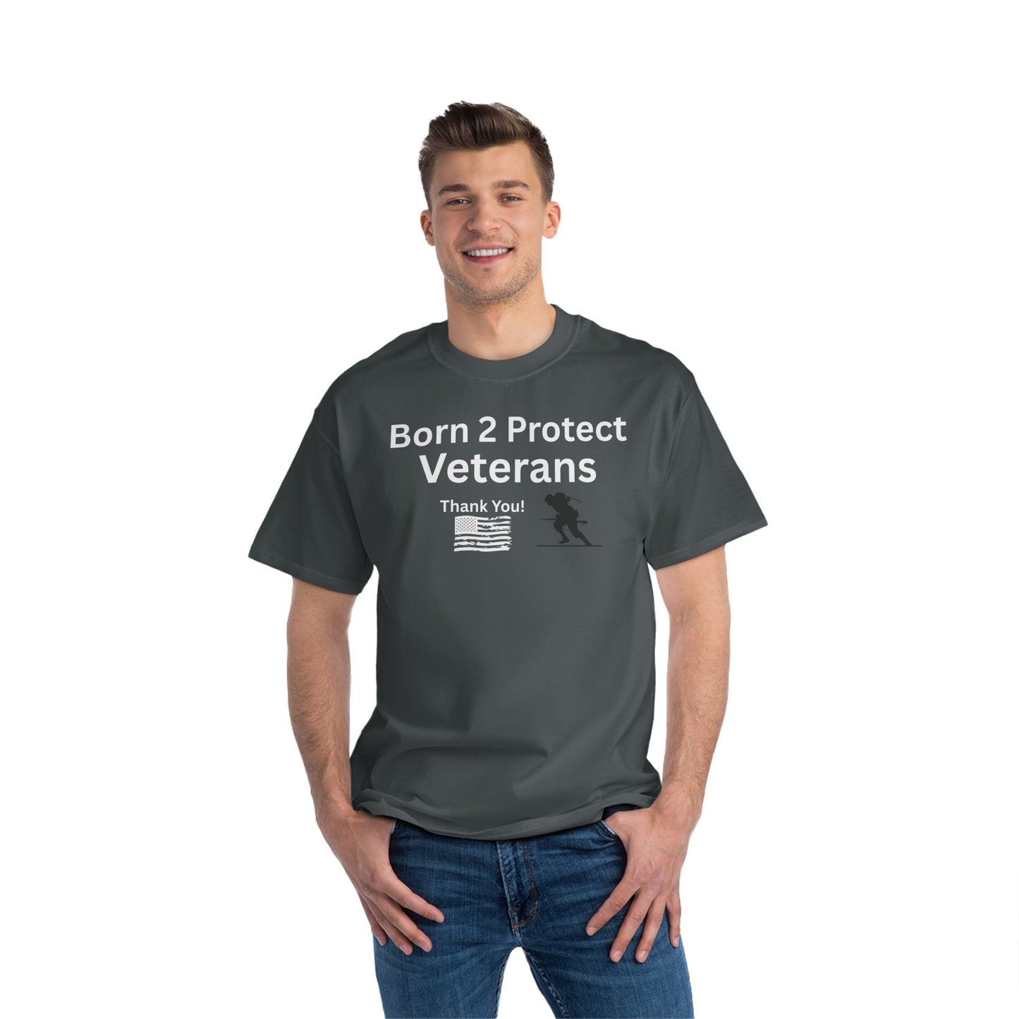 Born 2 Protect-Veterans Tribute Short-Sleeve T-Shirt