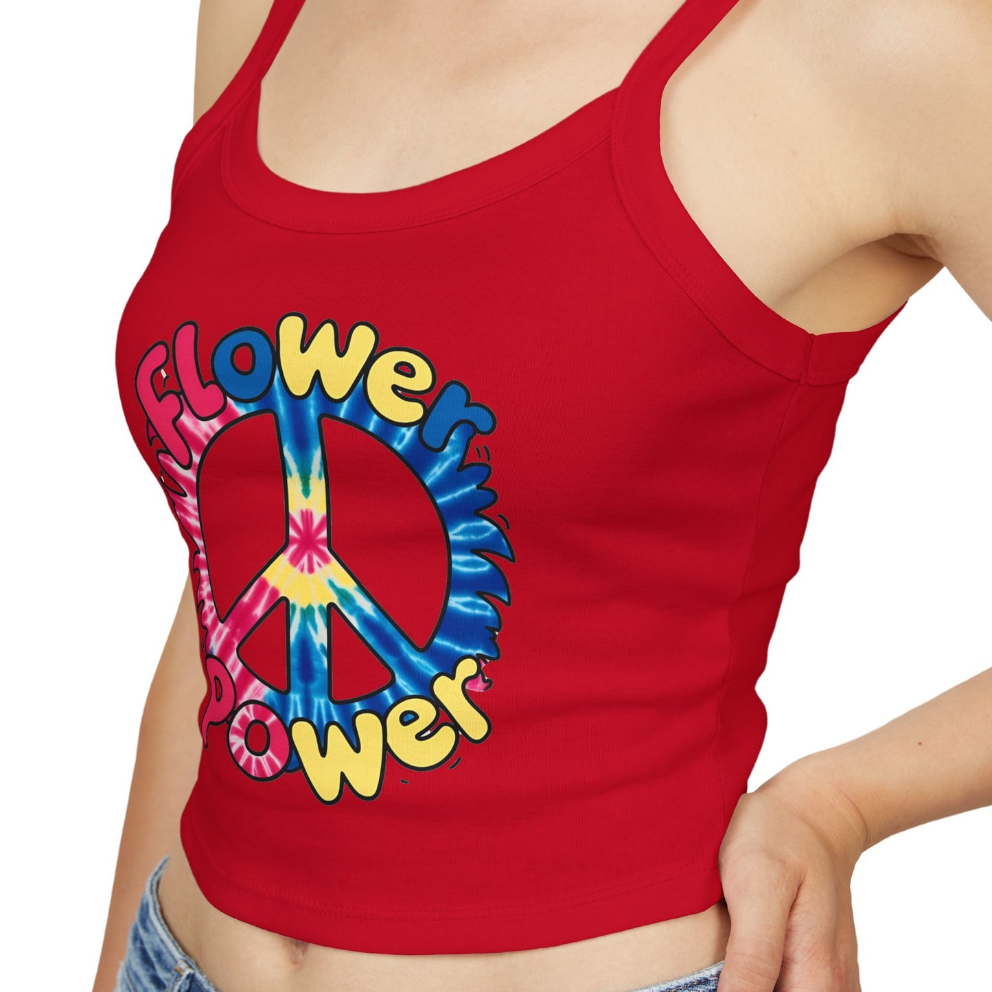 Retro Flower Power Tank Top