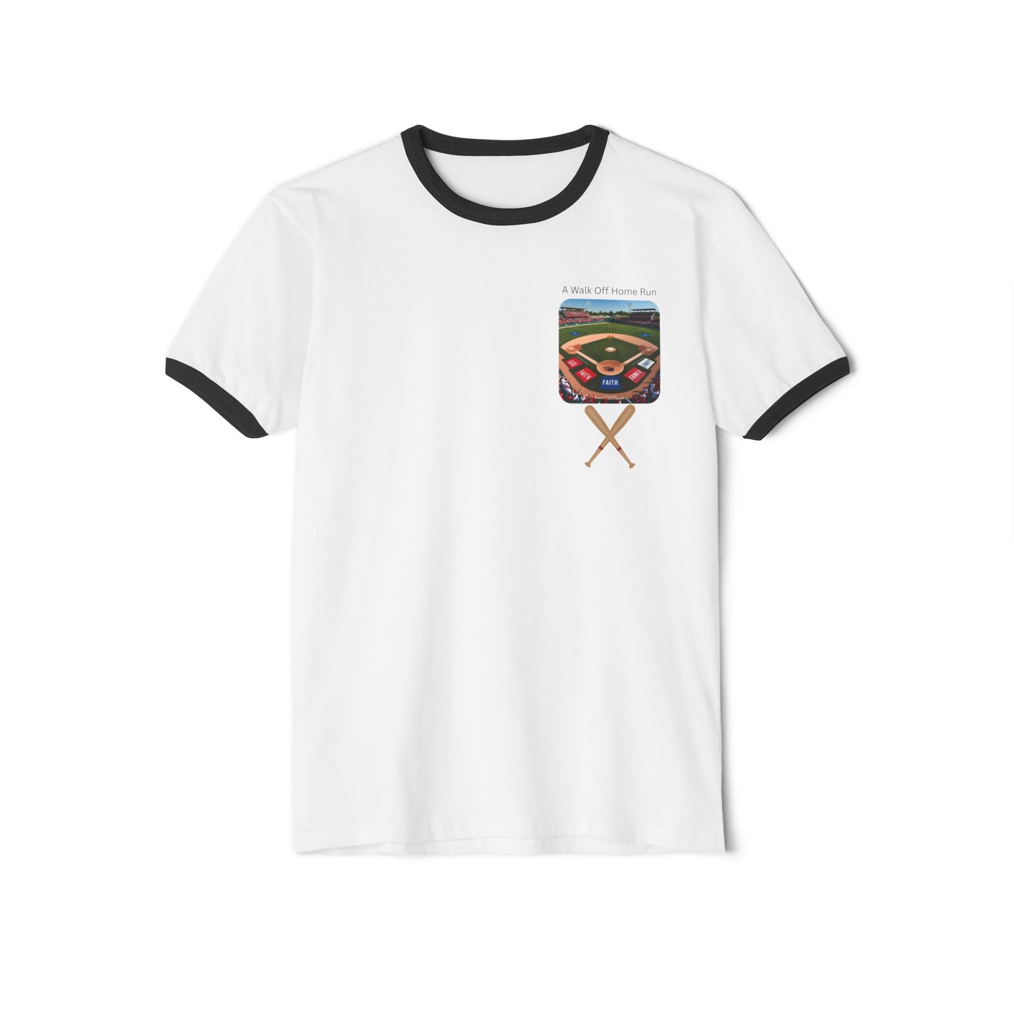 Faith Based Vintage Baseball Unisex Ringer T-Shirt - Perfect for Sports Fans
