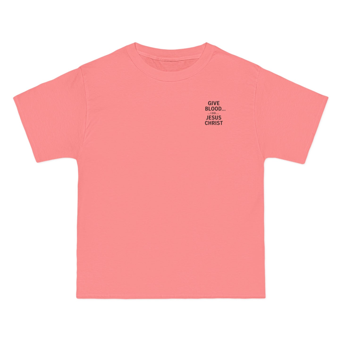 Christian Faith Short-Sleeve T-Shirt - Jesus Gave All Give Blood