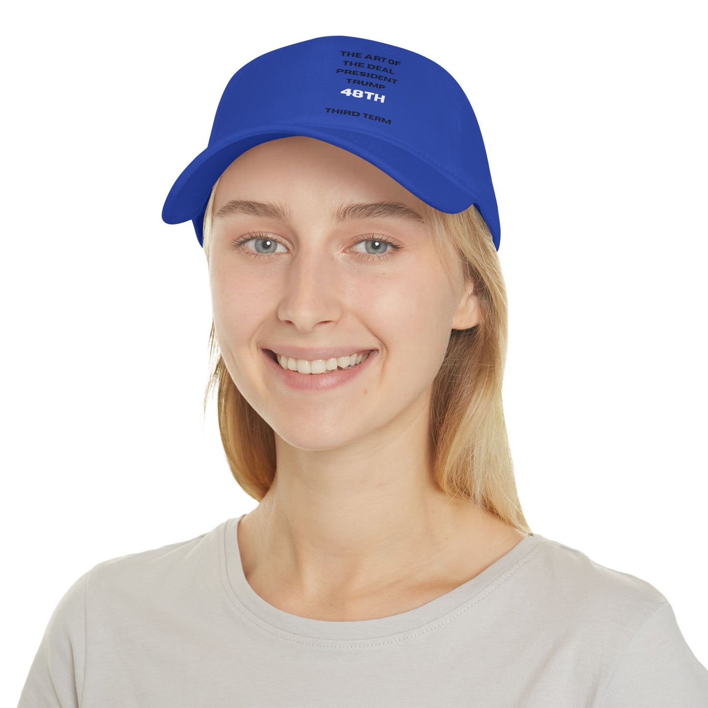 Red Low Profile Baseball Cap - The Art of The Deal, President Trump 48th Third Term