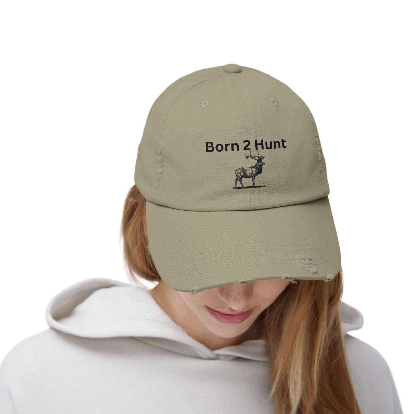 Born 2 Hunt - Hunter's Outfitter Distressed Hunting Cap