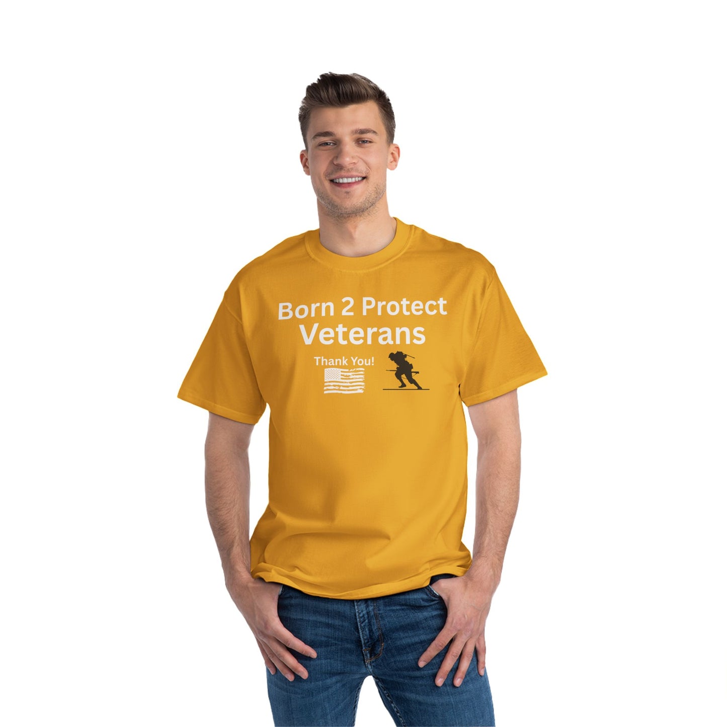 Born 2 Protect-Veterans Tribute Short-Sleeve T-Shirt