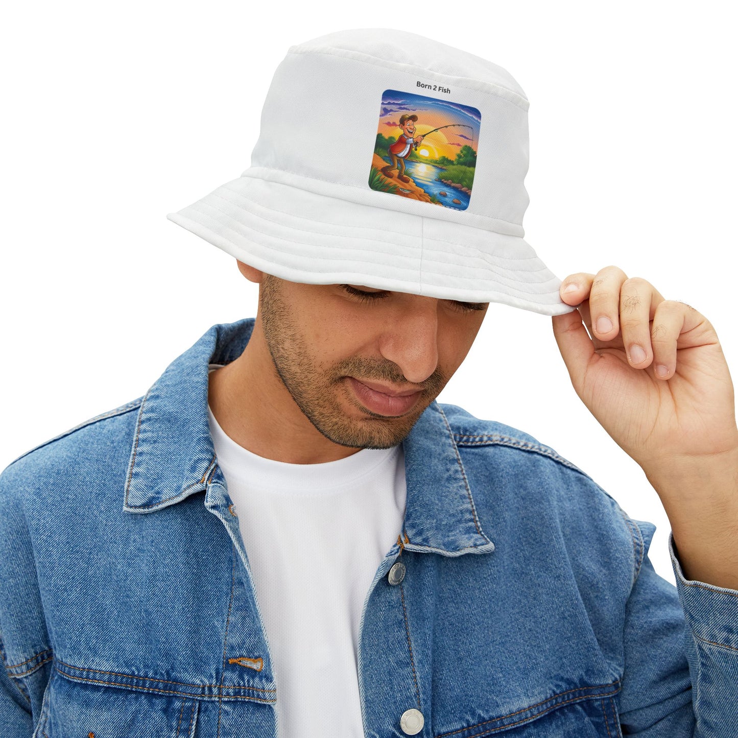 Bucket Hat - Born 2 Fish Outdoor Fishing Gear for Anglers