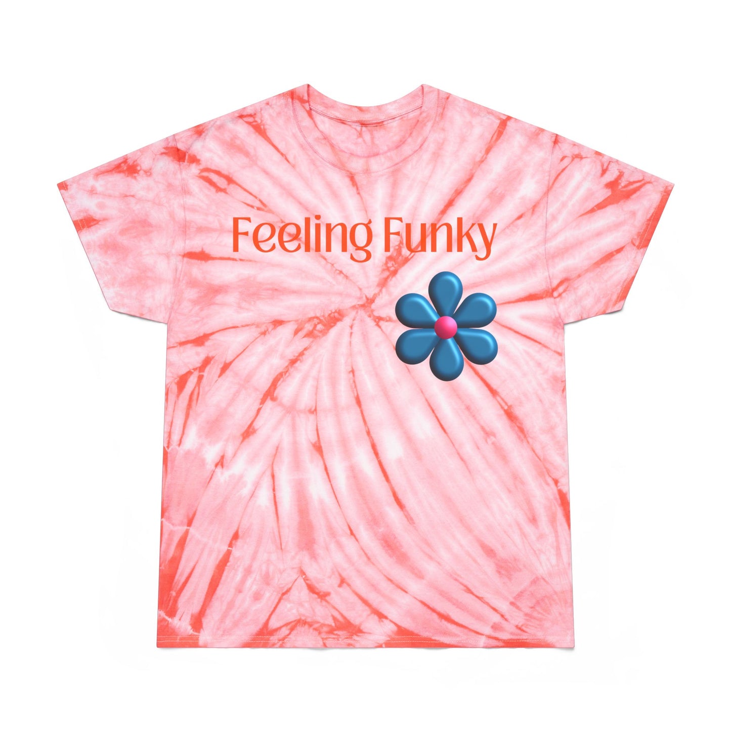 Tie-Dye Tee, Vibrant Yellow Blossom Shirt