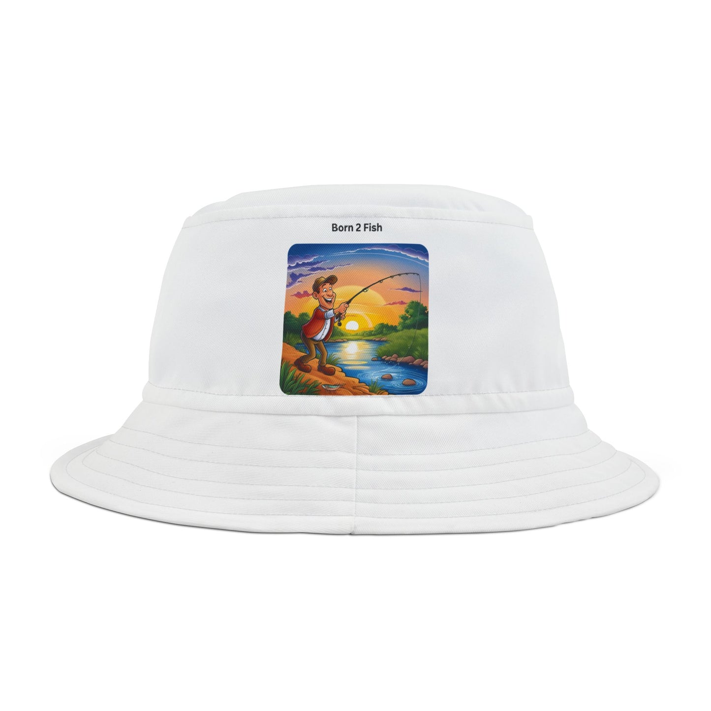 Bucket Hat - Born 2 Fish Outdoor Fishing Gear for Anglers