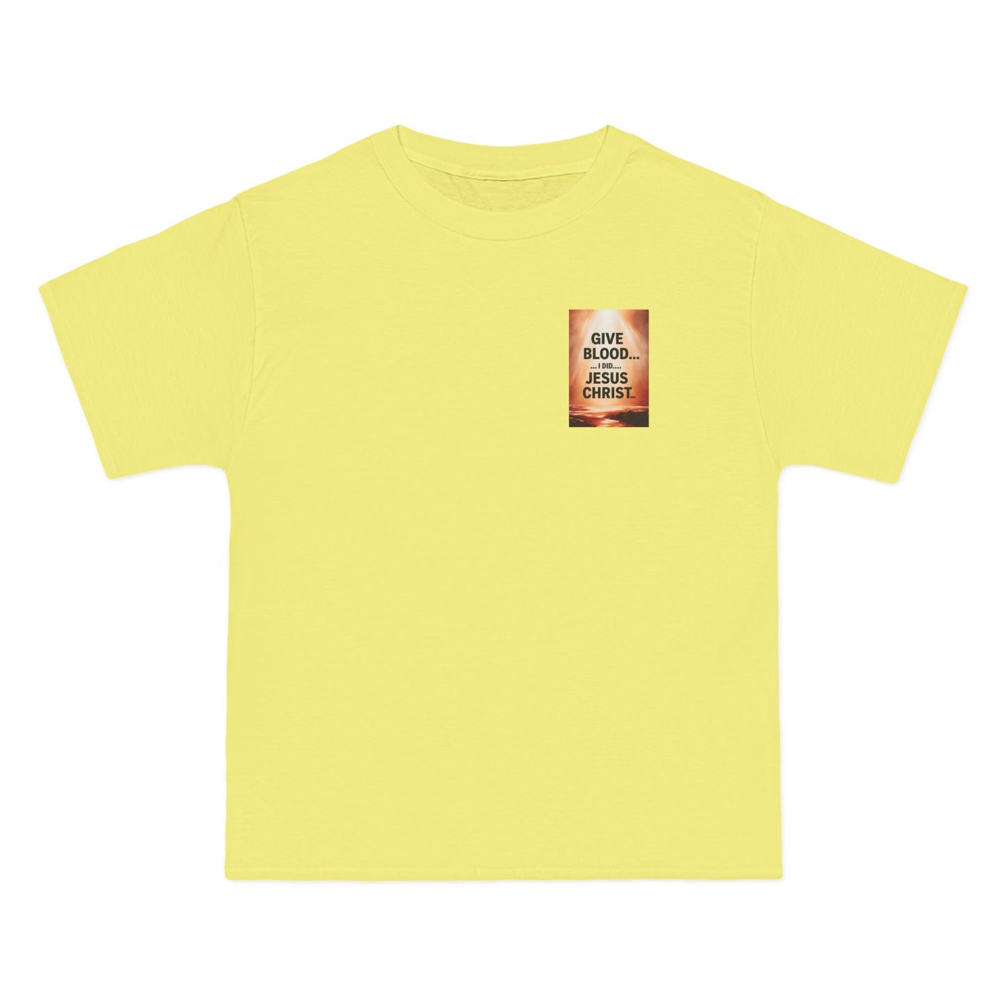 Christian T-Shirt - Give Blood, I did, Jesus Christ - Short-Sleeve