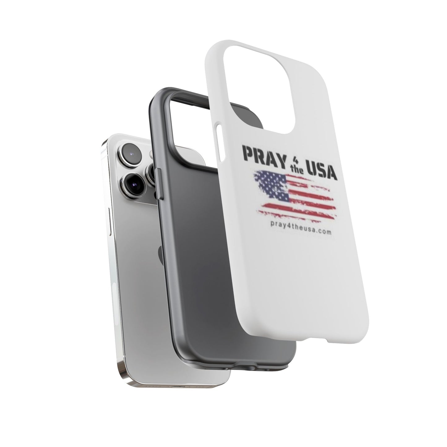 Phone Case - Patriotic Pray 4 the USA Design