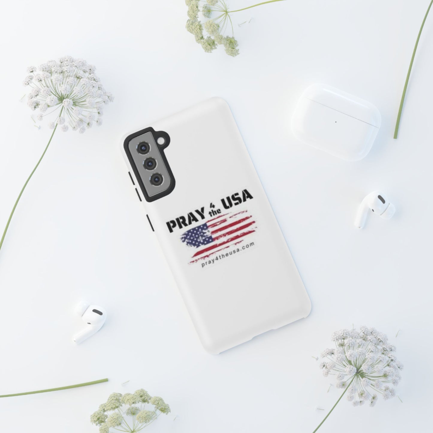 Phone Case - Patriotic Pray 4 the USA Design