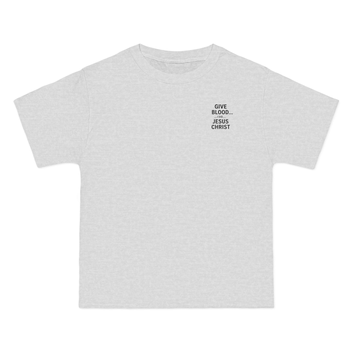 Christian Faith Short-Sleeve T-Shirt - Jesus Gave All Give Blood