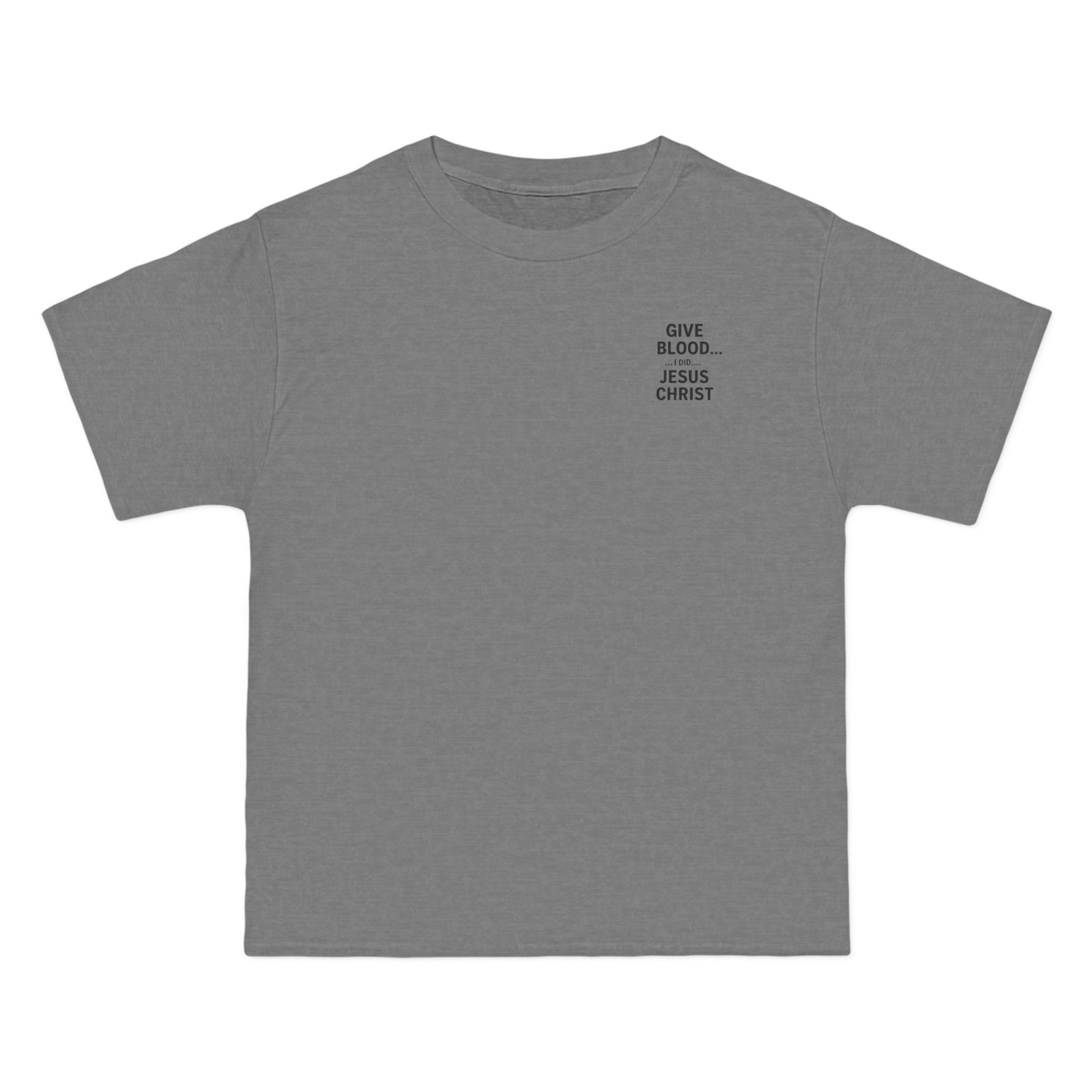 Christian Faith Short-Sleeve T-Shirt - Jesus Gave All Give Blood