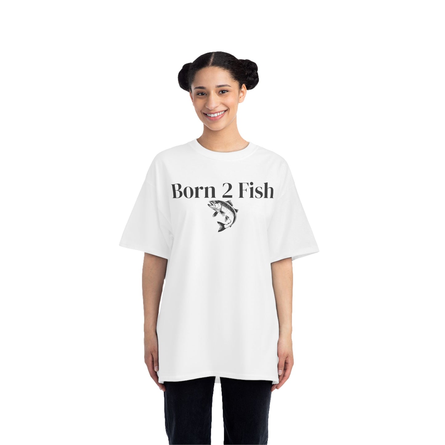 Born 2 Fish-Fishing Enthusiast T-Shirt - Short-Sleeve Tee